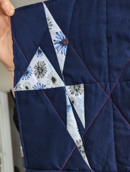 Kleine herinneringsdeken detail 3