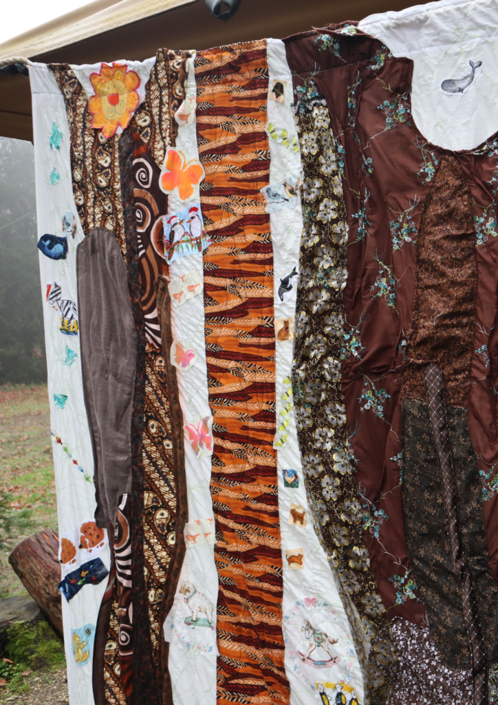 Kijkt een bos ook naar jou?  Textielkunst