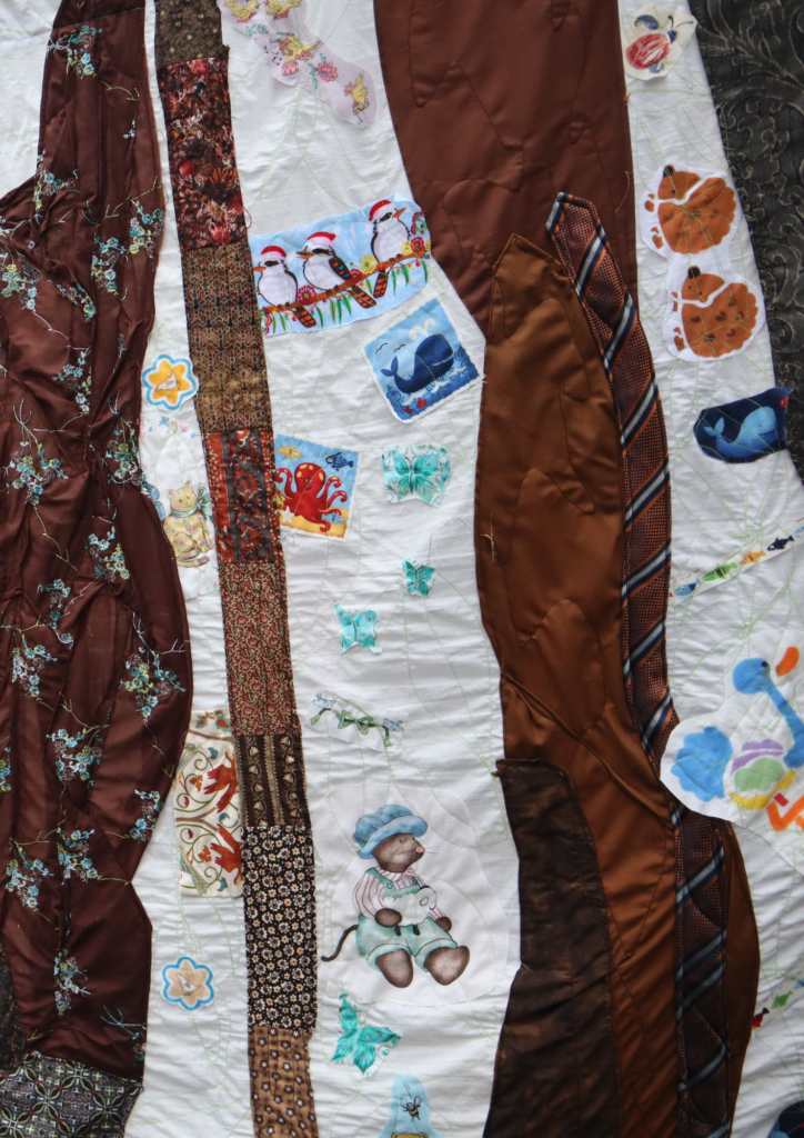 Kijkt een bos ook naar jou?  Textielkunst