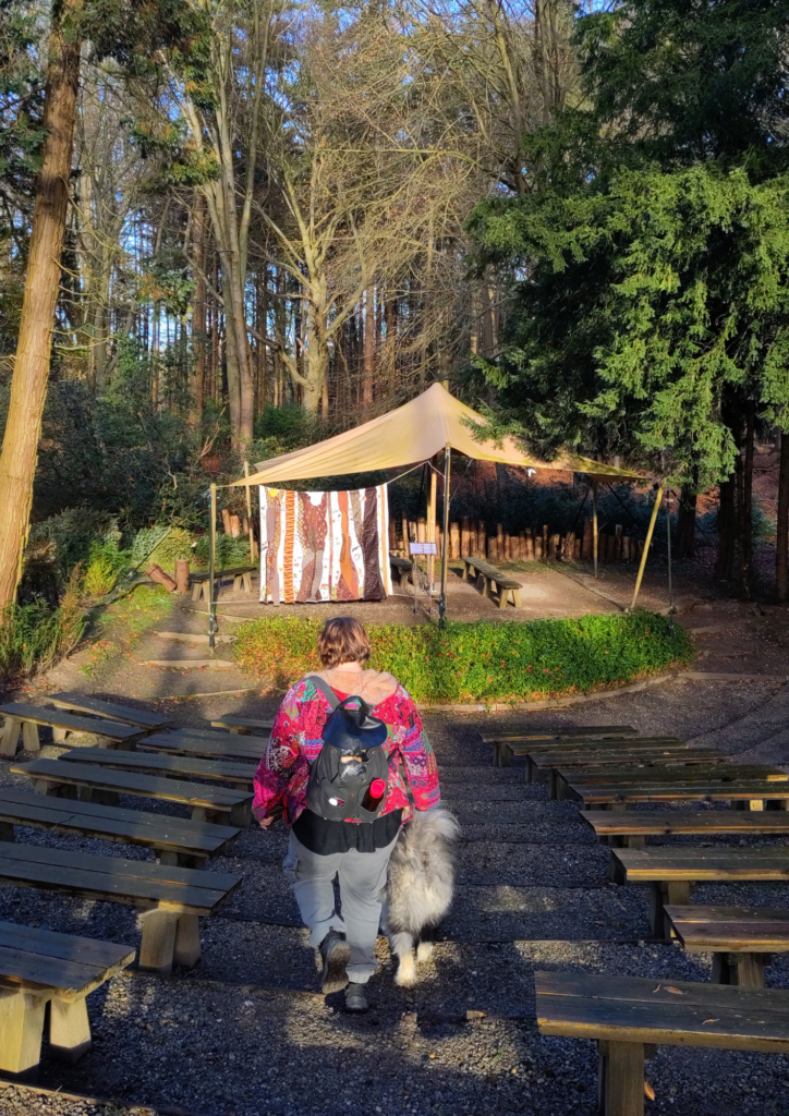 Kijkt een bos ook naar jou?  Textielkunst