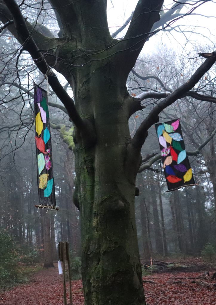 De bomen die gezien willen worden - Kick Ass Quilts kunst
