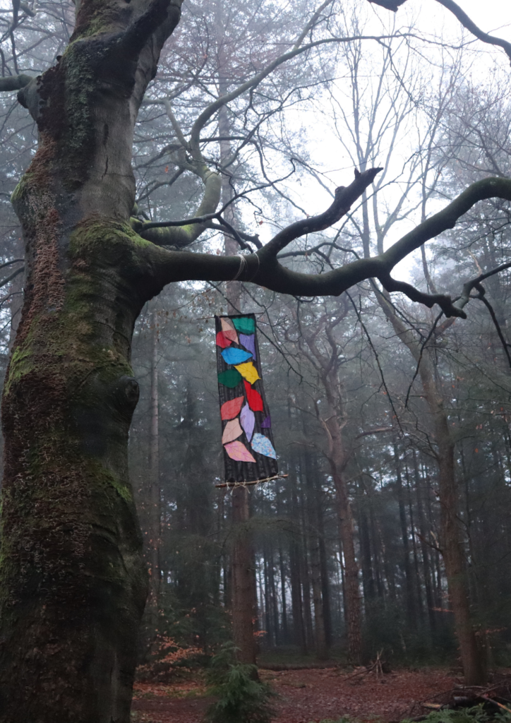 De bomen die gezien willen worden - Kick Ass Quilts kunst