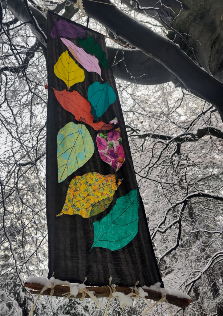 De bomen die gezien willen worden - Kick Ass Quilts kunst