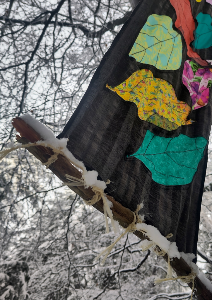 De bomen die gezien willen worden - Kick Ass Quilts kunst